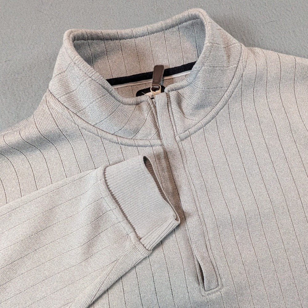 FootJoy 1/4 Zip Pullover Mens‎ Medium Ribbed Golf Sweater